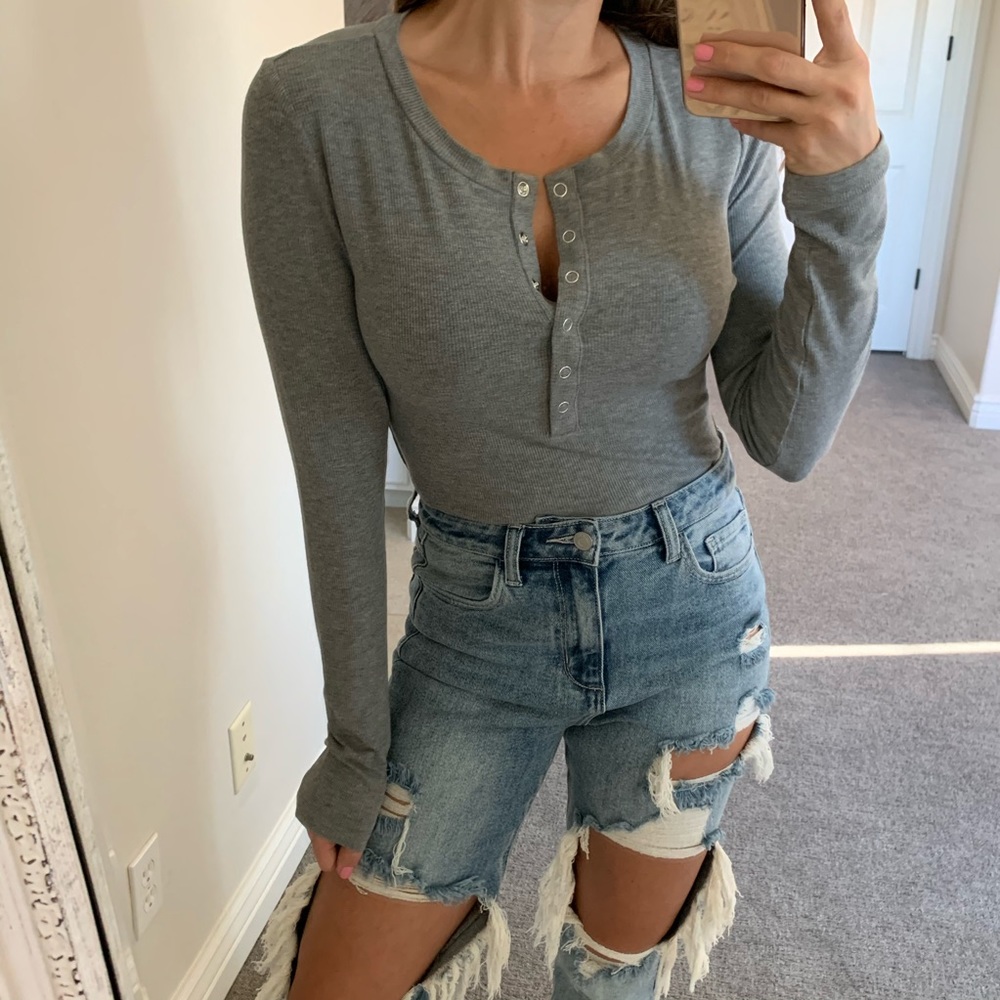 Grey Everyday Bodysuit